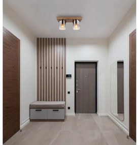 Globo 15915-2 - Mennyezeti lámpa UNDERWOOD 2xE27/40W/230V 16x41 cm