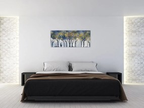 Kép egy szarvasról az erdőben (120x50 cm)