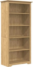 vidaXL Könyvszekrény BODO Méz barna 82 x 40 x 173 cm Faanyag