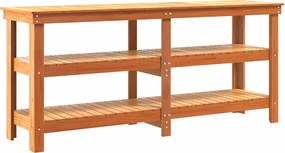 vidaXL Munkapad Faggyú barna 181.5 x 50 x 80 cm Tömör fenyőfa