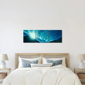 Kép - Hullám a felhőkből (órával) (90x30 cm)