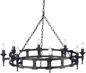 Elstead Lighting SAXON SAX8-BLK Csillár 8x60W/E14