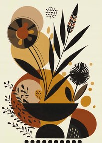 Poszter 50x70cm Geometrikus kertek