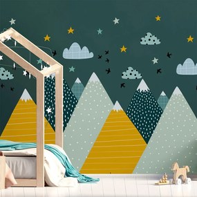 Giant Kid Sticker Scandinavian Mountains Ziska falmatrica - Ambiance