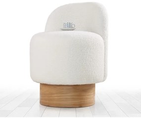 RIKI gyerekfotel 40x47 cm, fehér