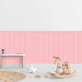 PIPPER. Textil öntapadó tapéta - Egy téglalap - Cukorka rózsaszín színű Méret: 100cm, Szín: Sápadt