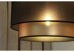 Duolla - Csillár zsinóron COPPER SHINY 1xE27/15W/230V átm. 45 cm barna/réz