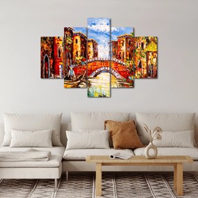 Kép - Olajfestmény a városról III. (150x105 cm)
