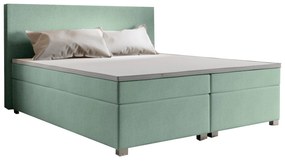 Franciaágy  Boxspring 140 cm Simon (menta) (matraccal, tárolóhely nélkül). 1047326