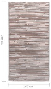 kültéri szőnyeg ARAKIL barna 160x230 cm PP