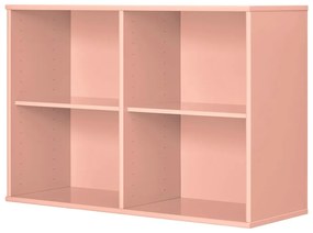 Rózsaszín függő könyvespolc 89x61x32,5 cm Mistral – Hammel Furniture