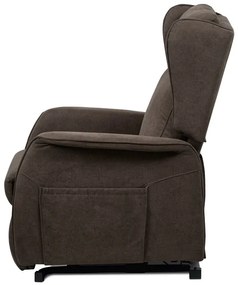 Elektromos Fekvőfotel, Barna Szövet. TV-1190 BR2