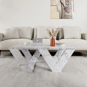 Dohányzóasztal Pipra - Carrara Marble