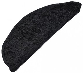 15 db fekete lépcsőszőnyeg 65 x 21 x 4 cm