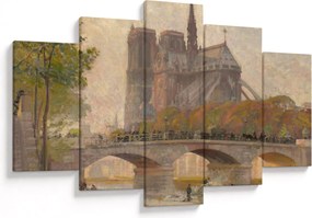 Kép - Robert William Vonnoh, Notre Dame de Paris, reprodukciók (150x105 cm)