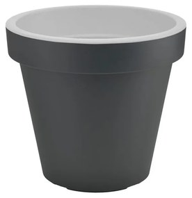 Metro Twist szürke-fehér kaspó, ø 29,5 cm - Gardenico