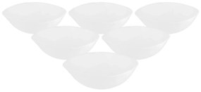 Altom White harmony opálüveg tálka készlet 16 cm, 6 db