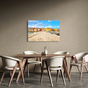Kép - Poreč régi isztriai városa, Horvátország (90x60 cm)