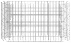 horganyzott vas gabion magaságyás 190x50x100 cm