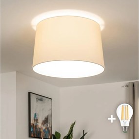 Brilagi - LED felületre szerelhető csillár CERIA 1xE27/40W/230V átm. 45 cm bézs