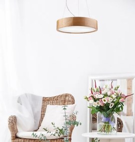 Brilagi - LED csillár CARVALHO 2xE27/60W/230V tölgy, 37 cm átm.