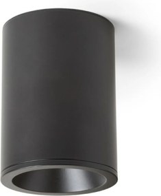 Mennyezeti lámpa Rendl Eileen fekete IP65 GU10 35W hengeres 120x85mm