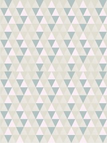 Tapéta Pasztell geometria háromszögek modern belső térhez 184x254 +ragasztó