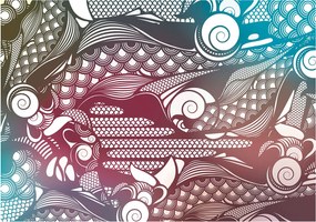 Fotótapéta Absztrakt minták és geometrikus figurák stílus 416x254 +ragasztó