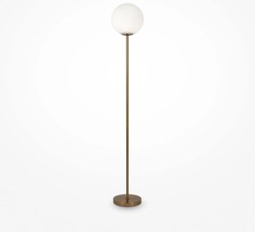 Maytoni modern állólámpa ring fehér sárgaréz mymod013fl-01bs