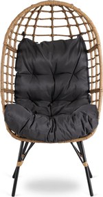 Kerti pihenőszék szürke színben MADISON