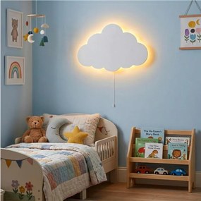 LED fali dekoráció felhő formájában – Éjszakai fény gyerekszobába | LUNIK