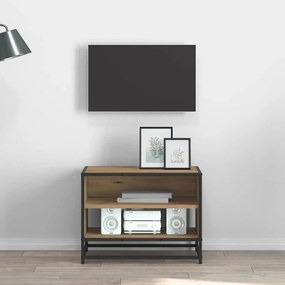 TV szekrény kézműves tölgy 61 x 40 x 46 cm Faanyag