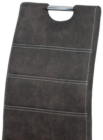 Vintage Szürke Szövet Étkezőszék. HC-486 GREY3