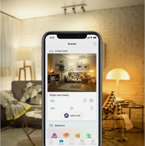 2 db-os szett dimmelhető LED izzó A60 E27/9W/230V 2700K Wi-Fi + távirányító - WiZ