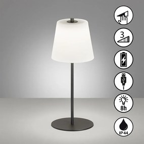 Fisher&amp;Honsel Marbella 850286 Asztali lámpa 1x2W/LED 2700K 270lm IP44