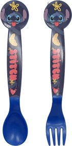 Disney Lilo és Stitch Palms műanyag evőeszköz készlet - 2 darabos
