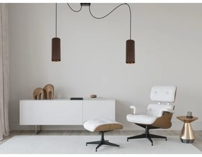 Láncos lámpa AVALO 2xE27/60W/230V barna/réz pavúk