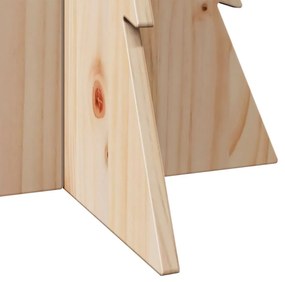tömör fenyőfa karácsonyfa-dekoráció 80 cm