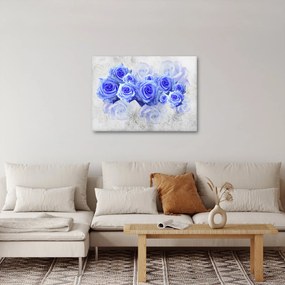 Kép - Kék rózsa (70x50 cm)