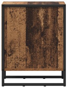 vidaXL Éjjeli asztal Öreg fa 39.5 x 30 x 50 cm Faanyag