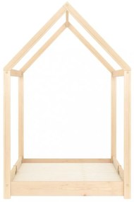 tömör fenyőfa gyerekágy-keret 90 x 200 cm