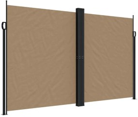 tópszínű behúzható oldalsó napellenző 200 x 1200 cm