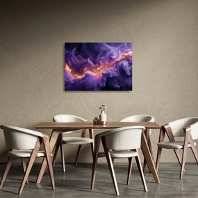 Üveg kép - Bíbor köd (70x50 cm)