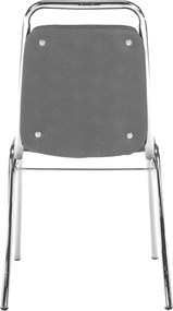Szék tárgyalóterembe, szürke háló, ZEKI