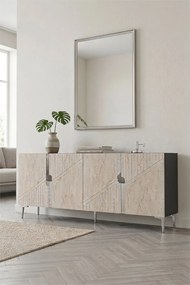 Evva 150 - Anthracite, Travertine, Silver