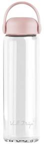 Rózsaszín üveg ivópalack 540 ml Fuori – Vialli Design