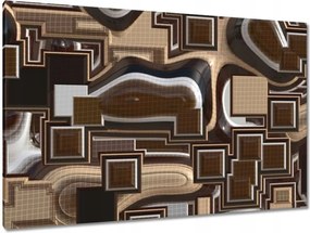 Festmények 120x80 Csokoládé absztrakt