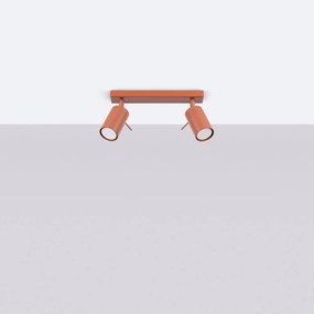 Téglavörös spotlámpa 6x30 cm Etna – Sollux