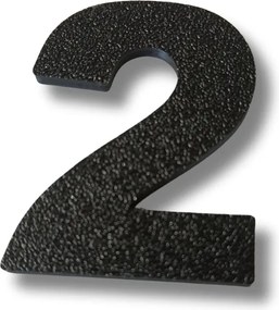 Számjegy 2 3D házhoz 15 cm épületszám házszám épületszám