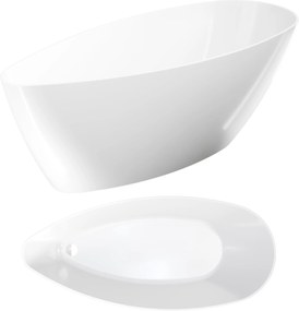 Szabadonálló Kád Fehér 160 Ásványi Öntvény Konglomerátum Lengyel Gyártás